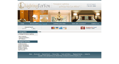 Desktop Screenshot of lightingforyou.com
